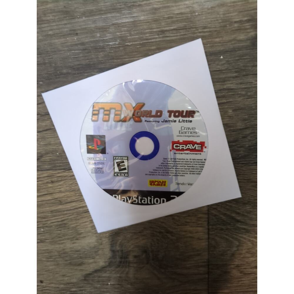 MX World Tour Featuring Jamie Little (Sony PlayStation 2, 2005) Disc Only